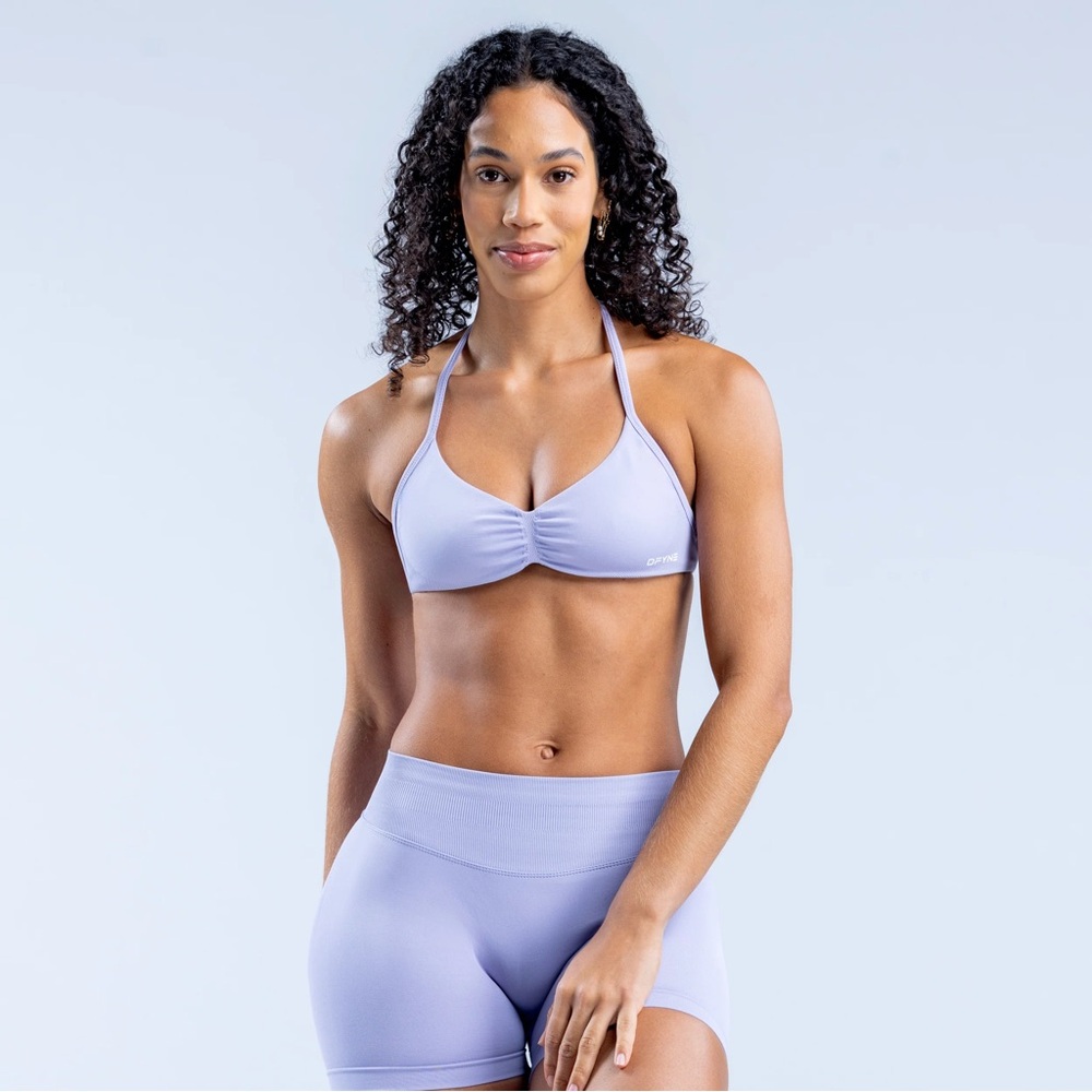 DFYNE Impact strappy bra - lilac